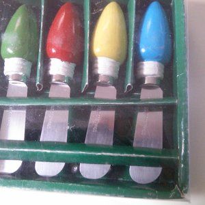VINTAGE SET OF CHEESE BALL SPREADERS